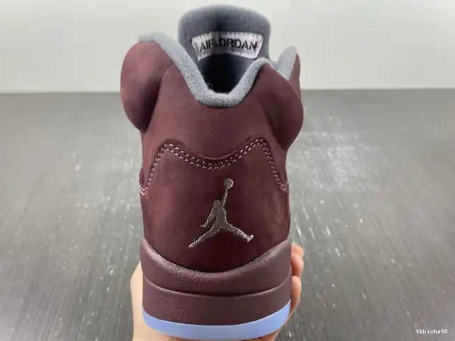 Reps TBkick Jordan 5 Burgundy Air DZ4131-600 0608